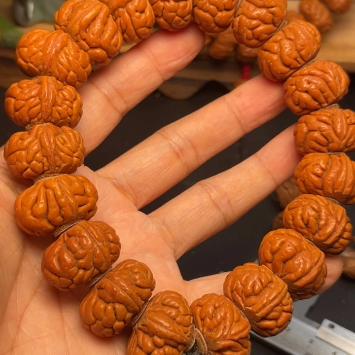 桃核手串龙纹桃核15