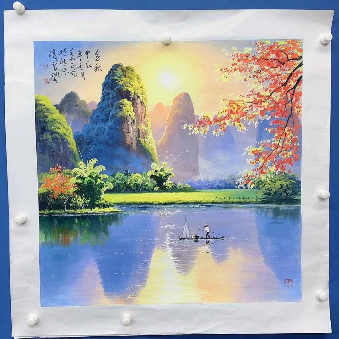 国画多次参加国内外大型