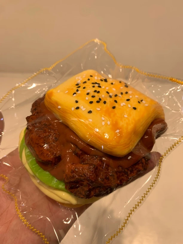 牛肉帕尼尼奶油泥解压捏捏乐玩具