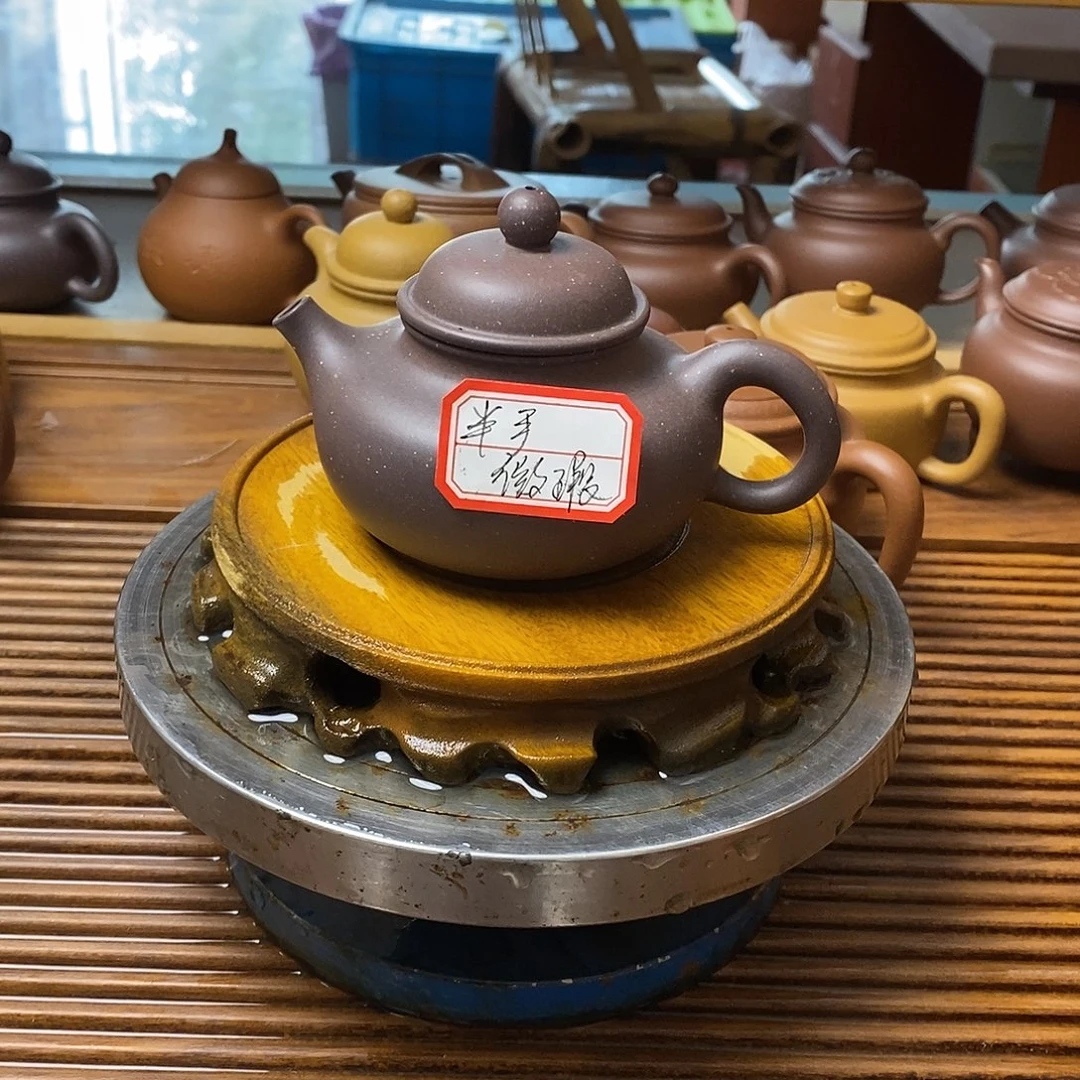 紫砂茶壶半手工制作