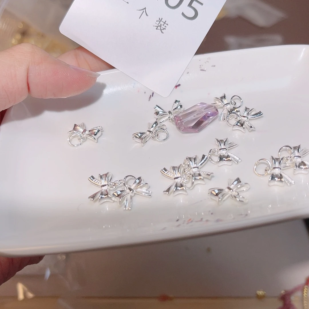 水晶珠宝半成品银S925镶嵌105