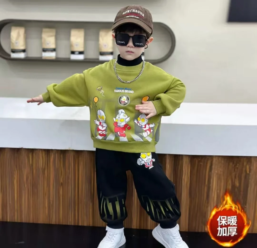 1168气球奥特曼加绒儿童套装