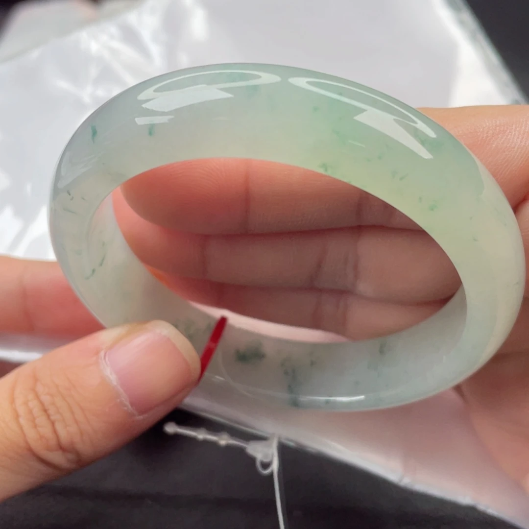 翡翠手镯未镶嵌正圈58