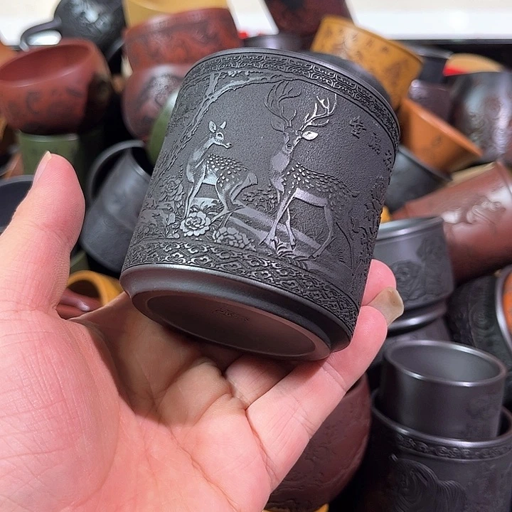 茶杯紫砂全手工紫砂主人杯
