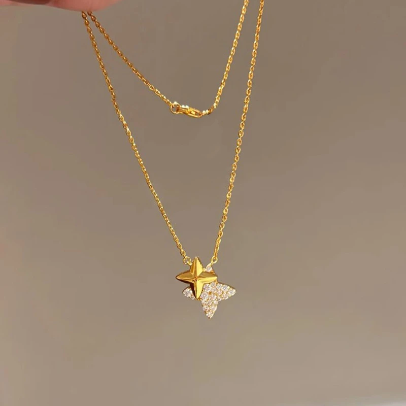 钛钢项链 8367项链女款轻奢小众设计感钛钢锁骨链饰品