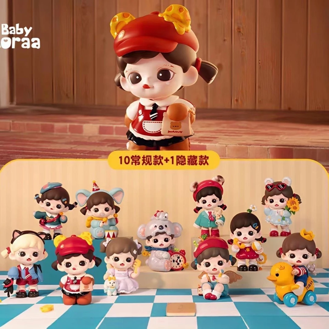 正版 BabyZoraa可爱即正义盲盒潮玩可爱公仔手办桌面摆件女生礼物