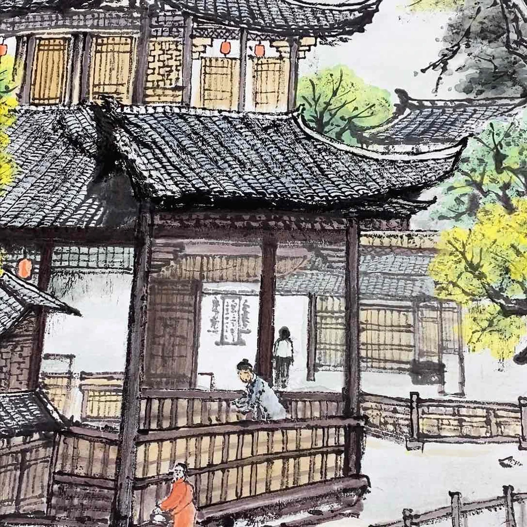 国画绝****ᴸ书画展作品展在一起进行展出