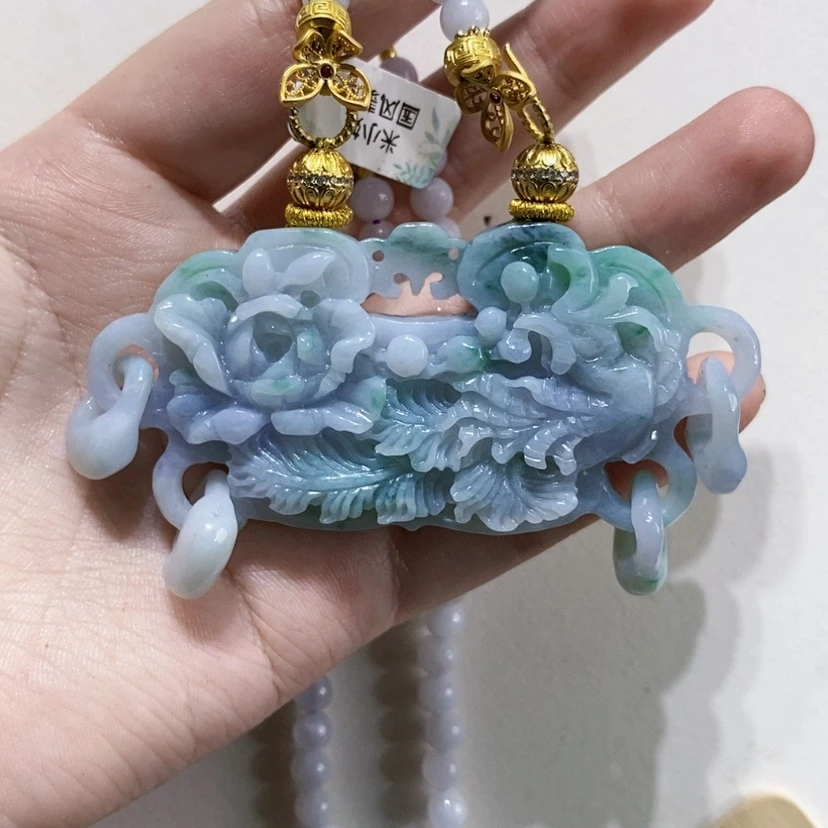 【闪购商品】翡翠未镶嵌颈饰
