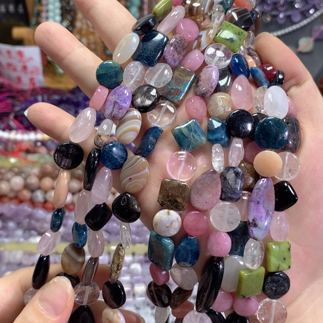 未镶嵌玛瑙/玉髓珠宝半成品多宝短款