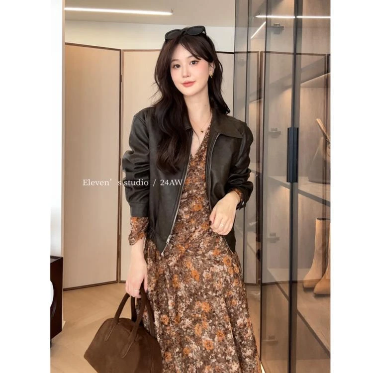 11wearing【城市撒野】高级感早秋气质皮衣-37