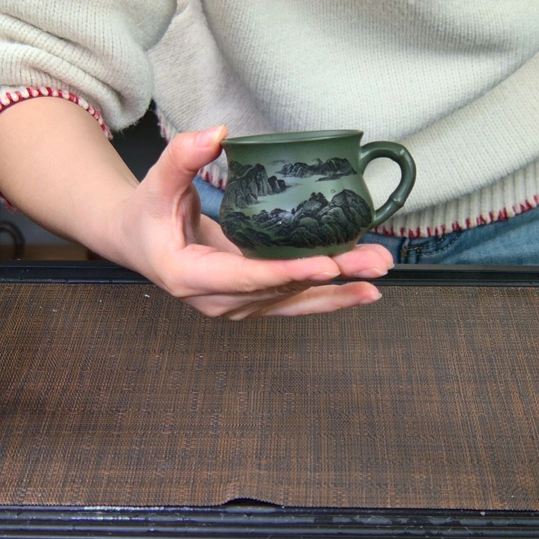 紫砂茶杯高货放漏