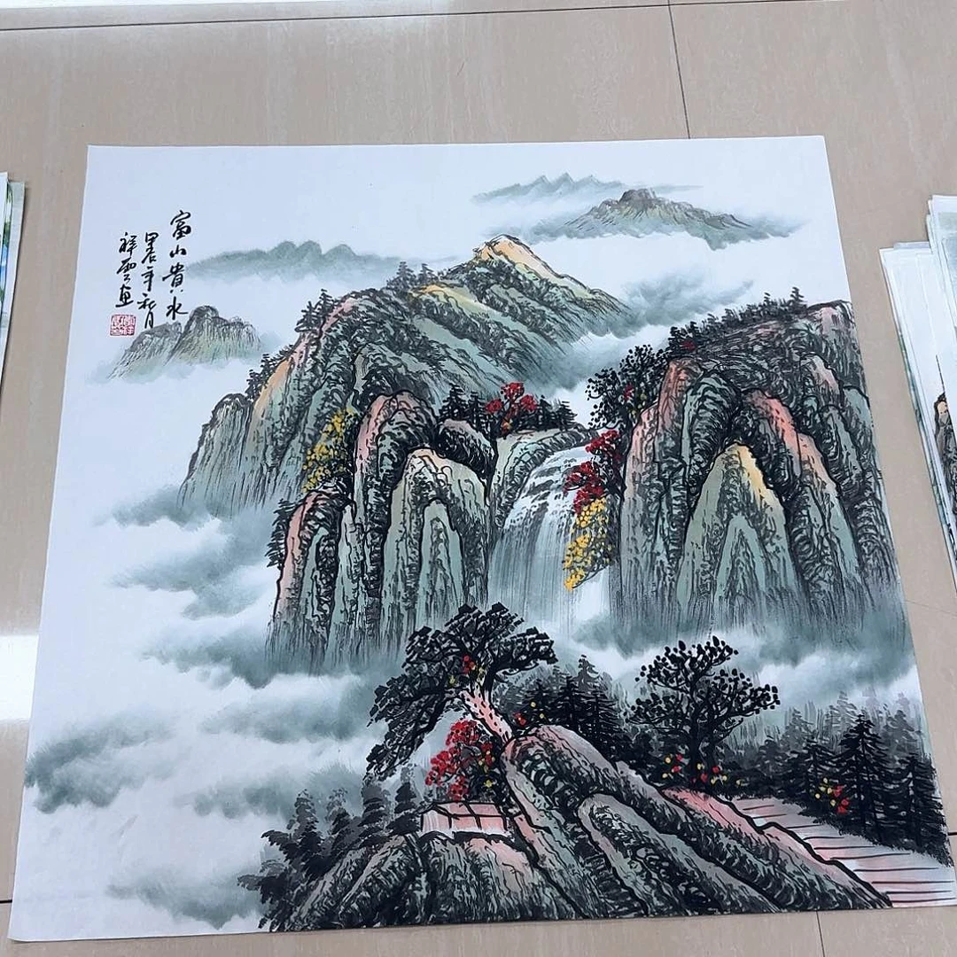 国画国画作品集一个