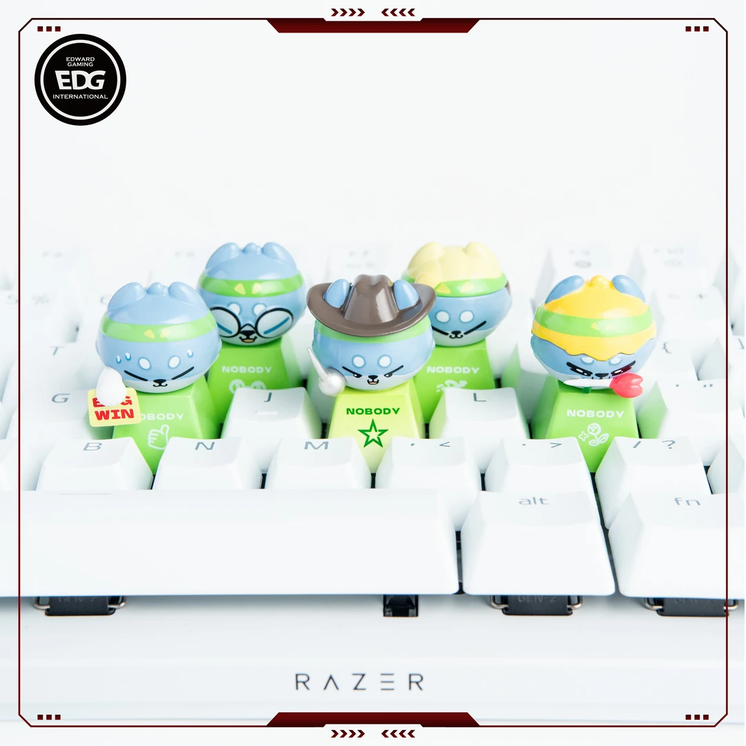 【直播代拆】【瓦电】-EDG ZOO*nobody小灰狼系列键帽