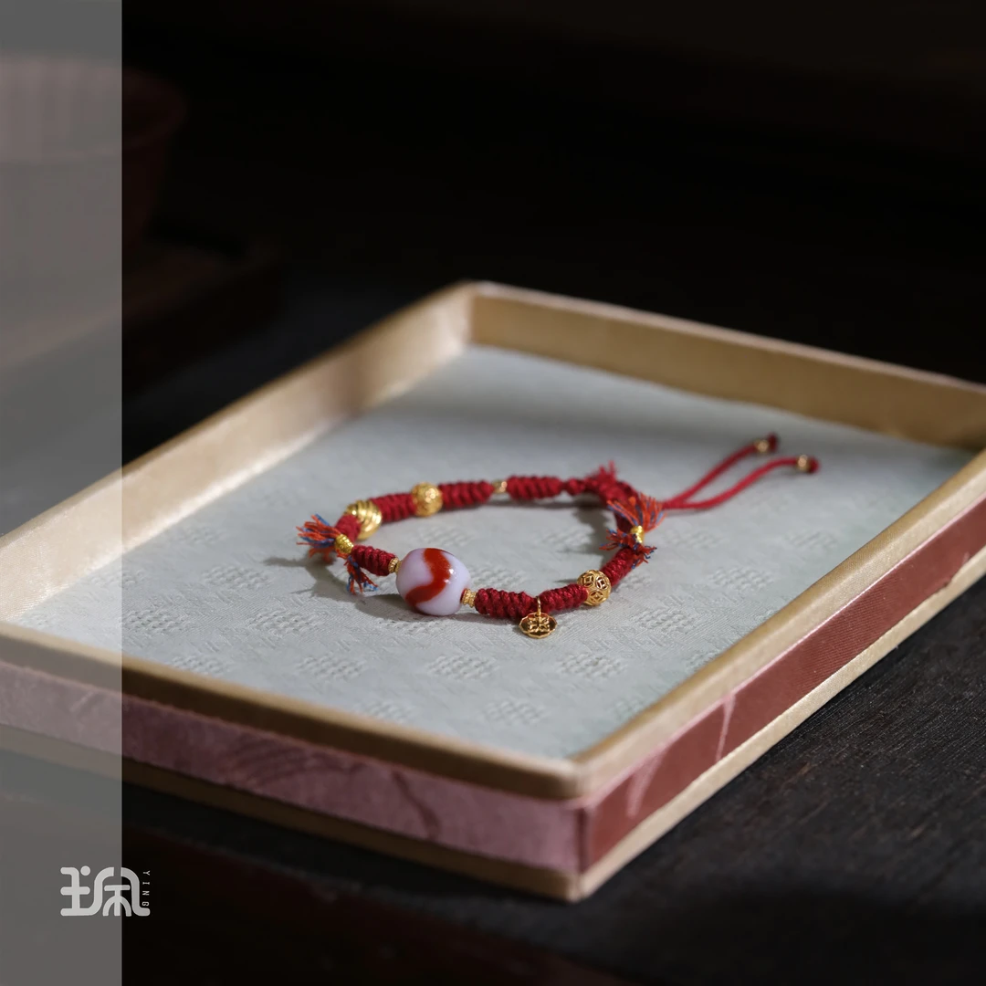 常相思|玛瑙*手绳*18K金镶嵌CYC24123005多样性发其一