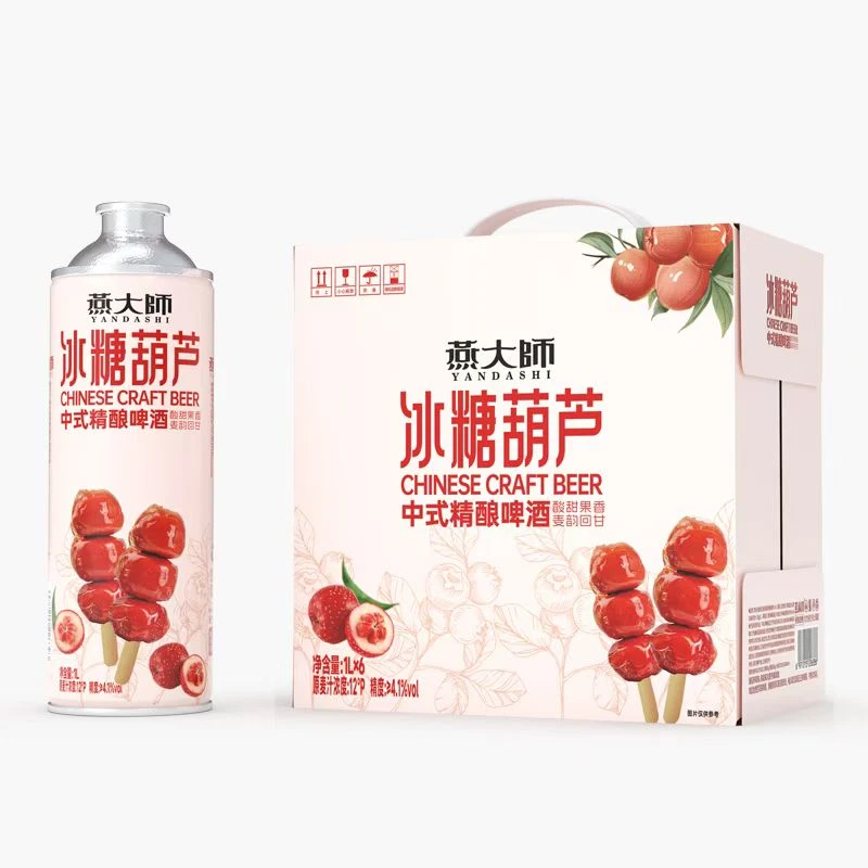 燕大师冰糖葫芦中式精酿1L×6罐酒