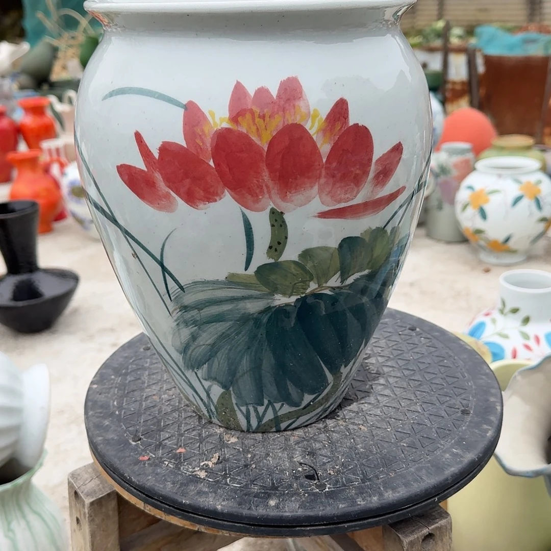 陶瓷微瑕景德镇手工花器