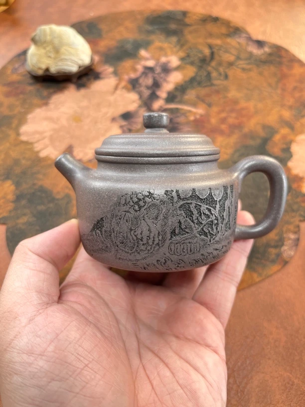 原矿天青泥德钟壶150cc