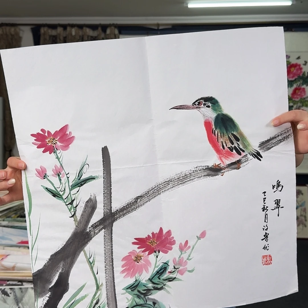 纯手绘国画作品作品