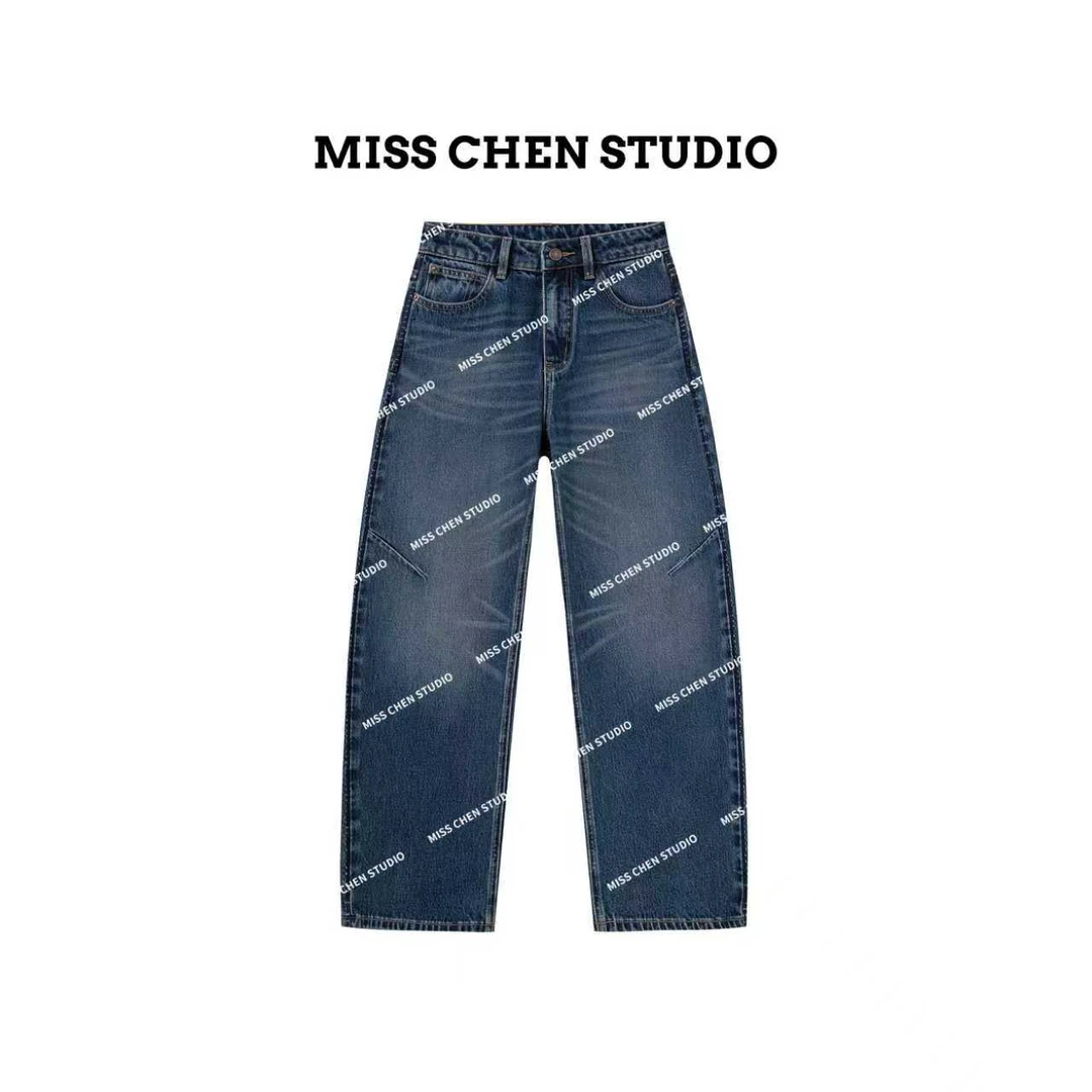 2025外销版重工水洗绣花布里斯托蓝时尚小弯刀5561