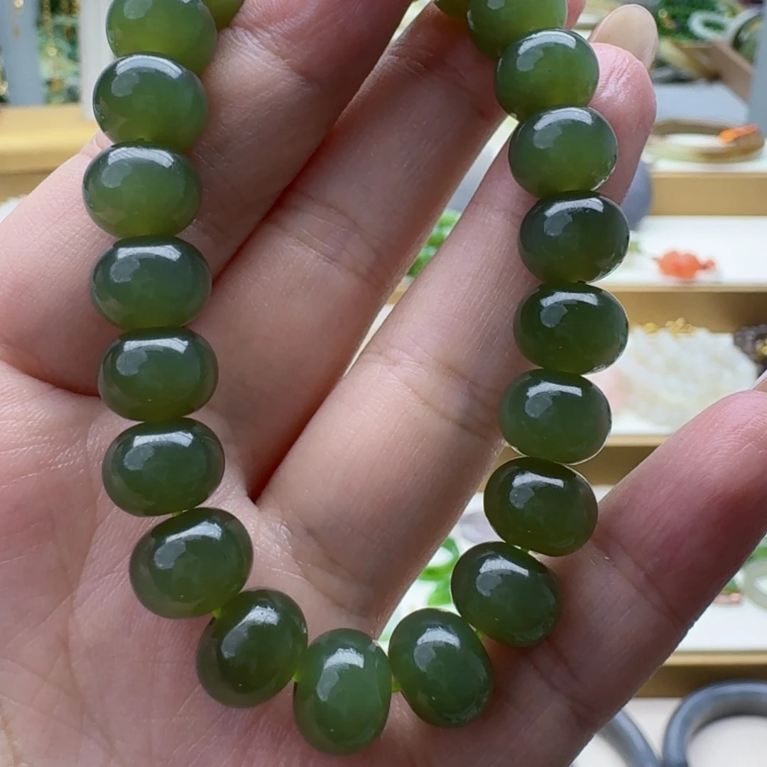 水***y和田玉未镶嵌项链