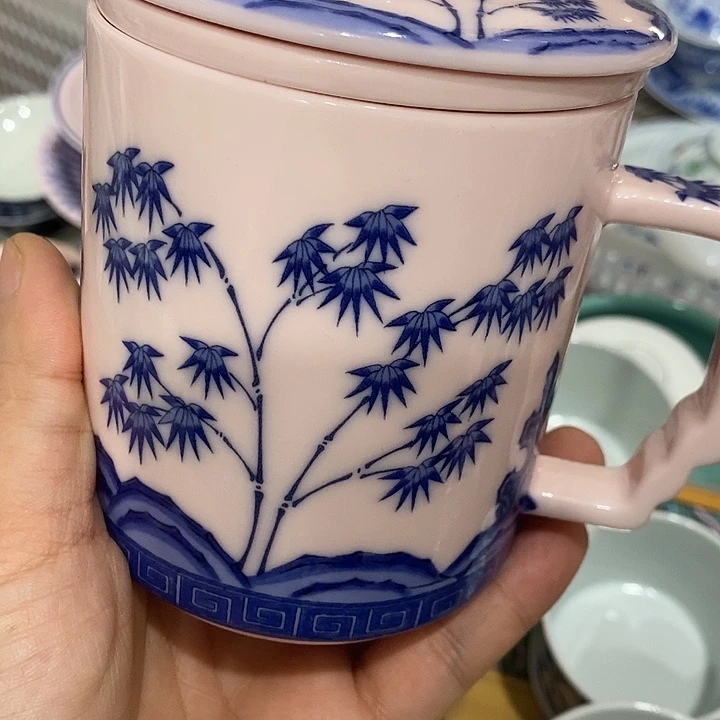 陶摆件景德镇陶瓷主人杯2344