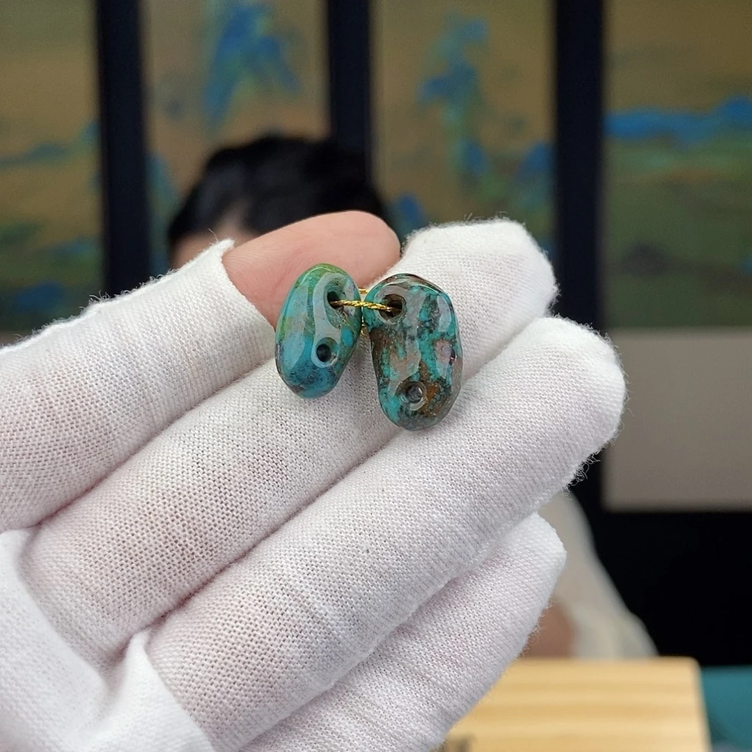 未镶嵌绿松石珠宝奇石