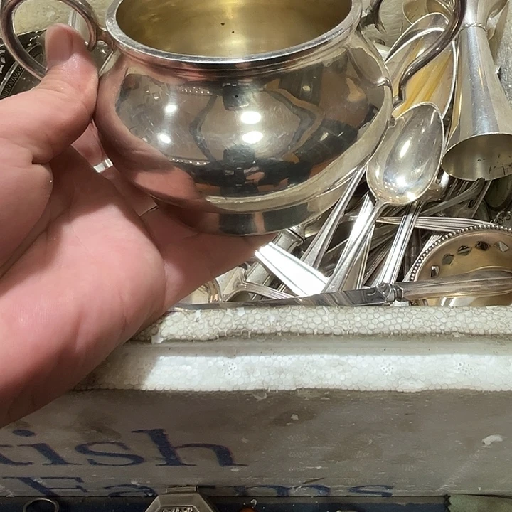 阿***g贵金属欧洲中古老物件糖罐