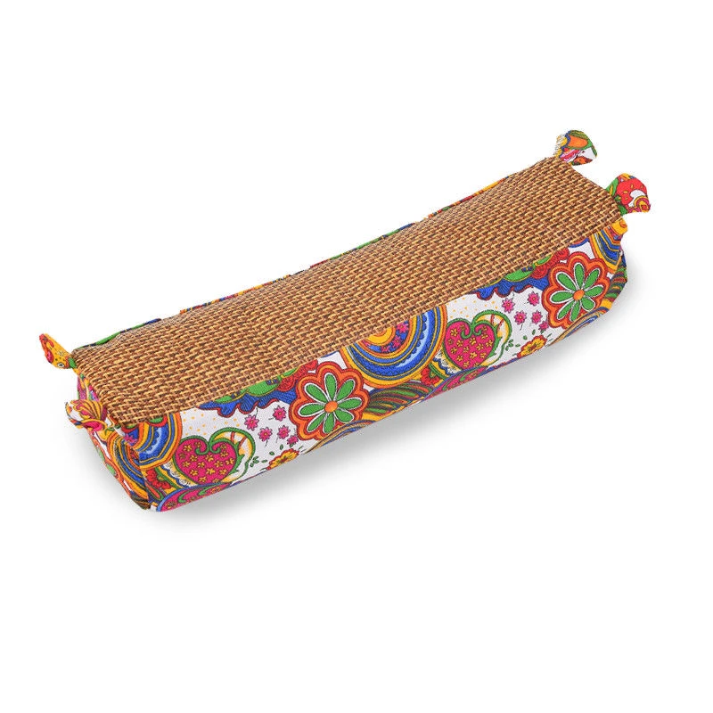 夏季艾草凉席虎头枕藤编护颈清凉专用睡觉枕