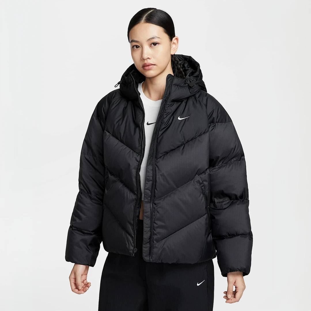 NIKE/耐克Storm-FIT 女子防风拒水宽松连帽羽绒夹克HV5236010