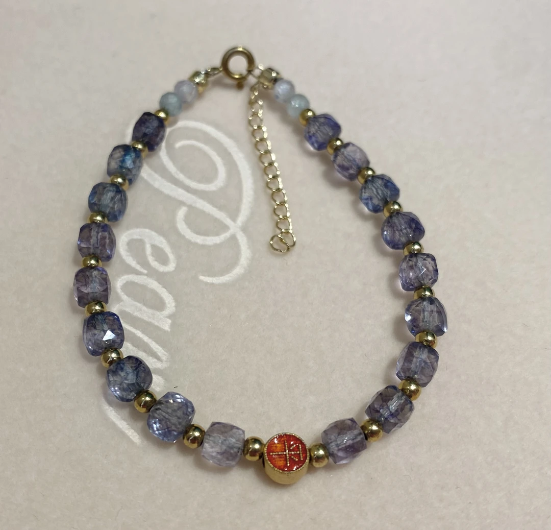 蓝色海洋手链清新