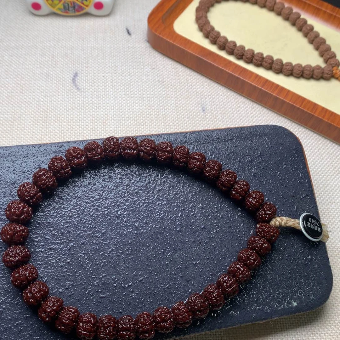 细***爷金刚菩提手串老树平细