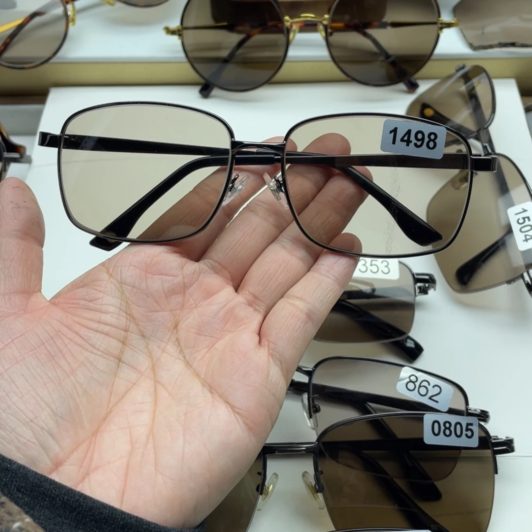 茶水晶全框眼镜 1498