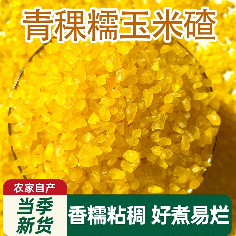 【半价抢一袋】五常特产青稞玉米碴当季新米东北粘碴子家用熟玉米碴