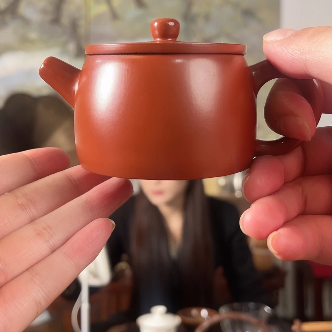 汉瓦 朱泥 紫砂壶