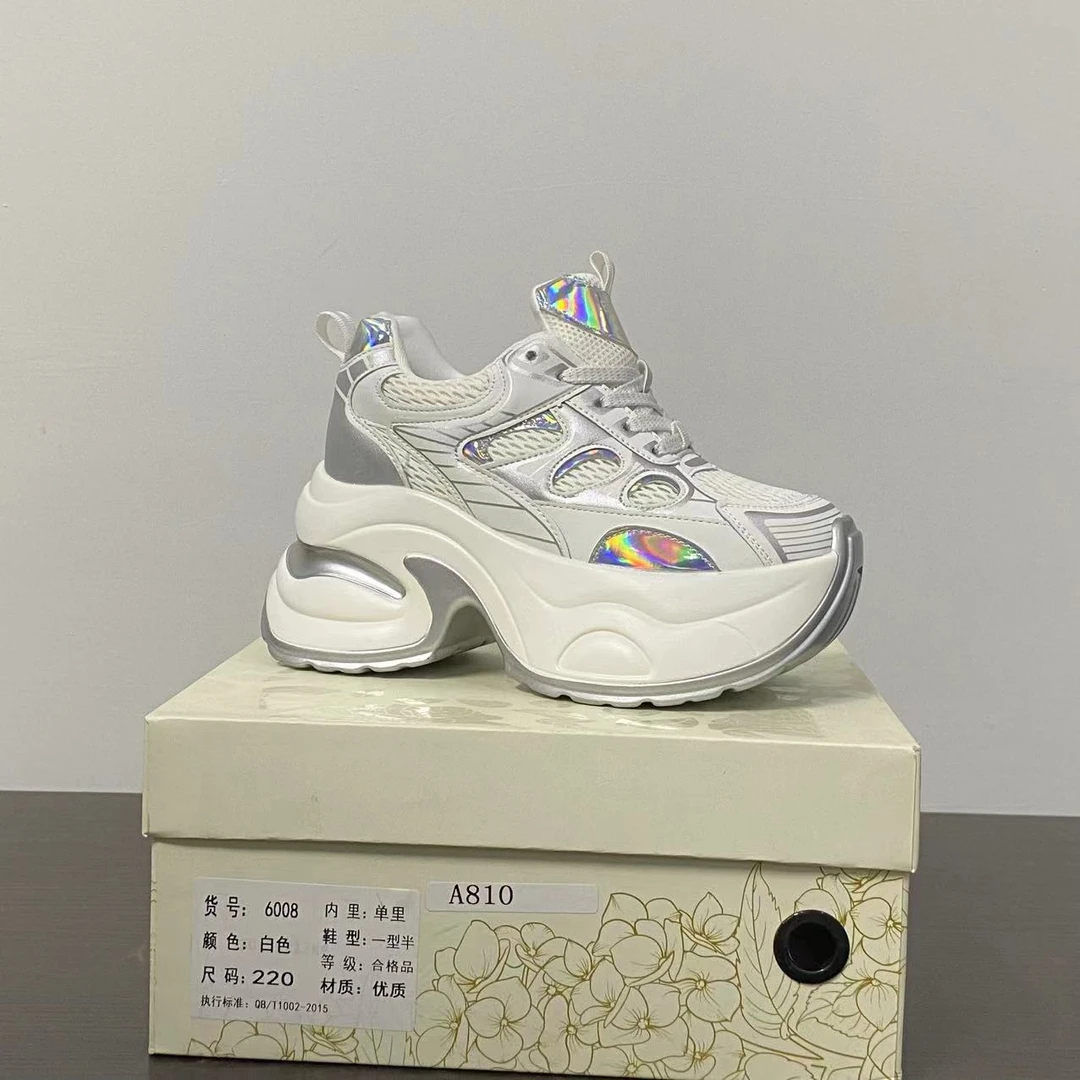 【清仓】2025小个子厚底平增高百搭女鞋A810