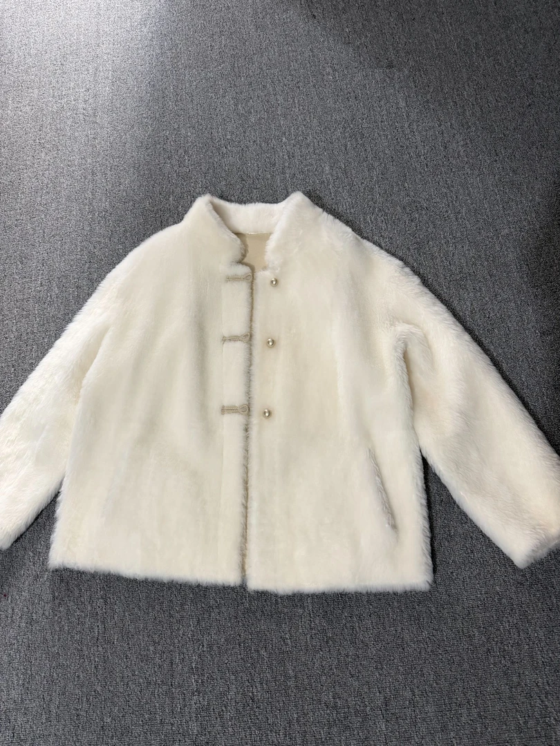 女装时尚拉贡皮毛一体宽松百搭冬季皮草