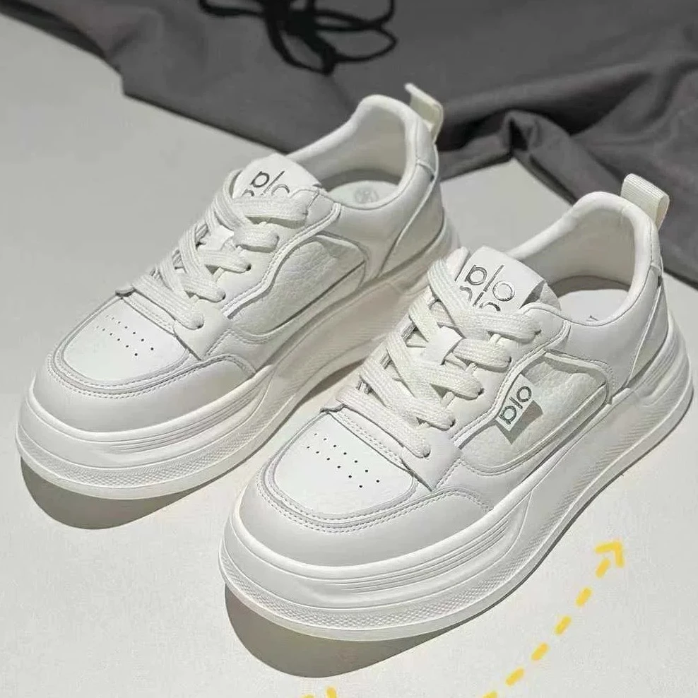 厚底小白鞋女秋季新款增高百搭运动休闲鞋爆款板鞋X9910