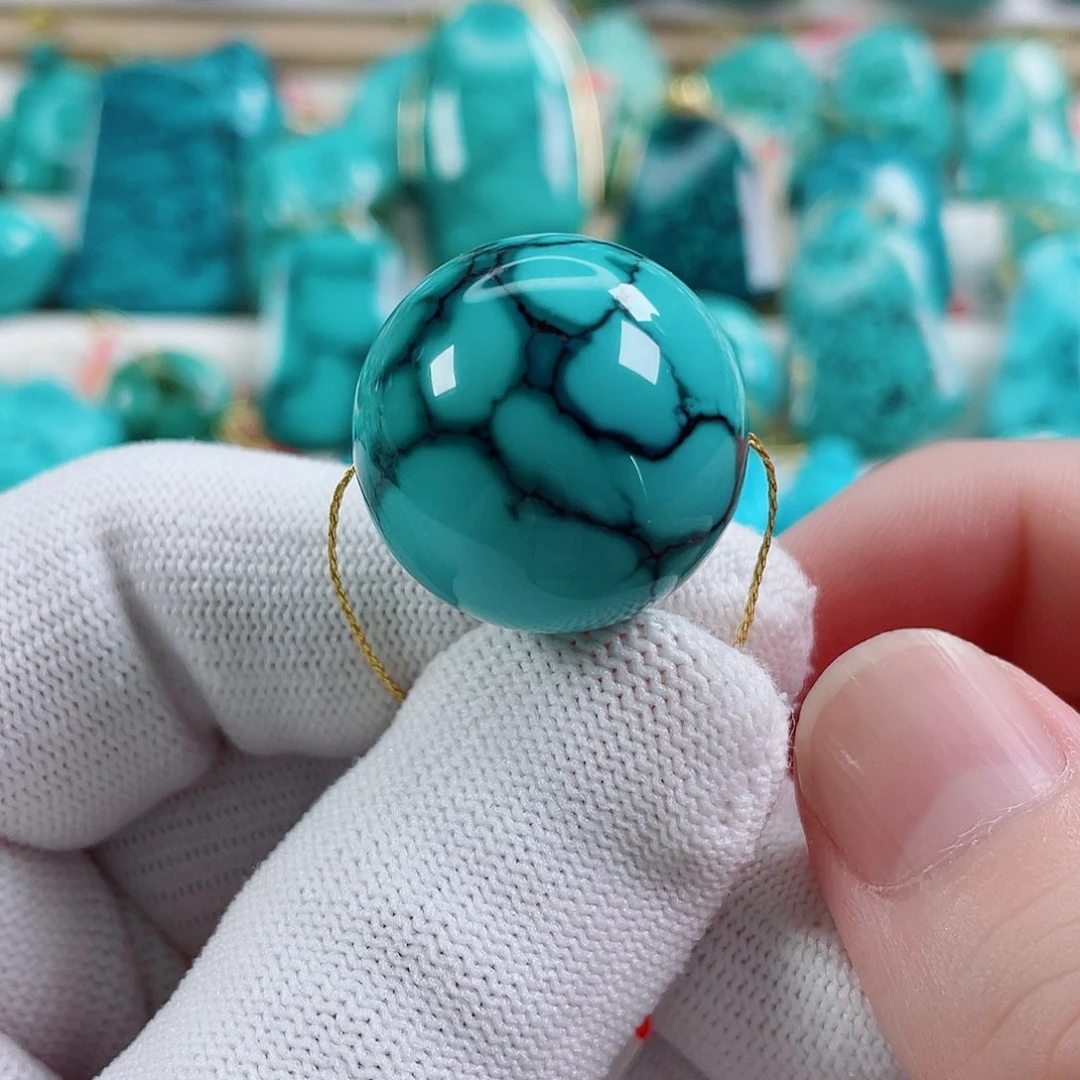 绿松石未镶嵌颈饰尺寸22.9