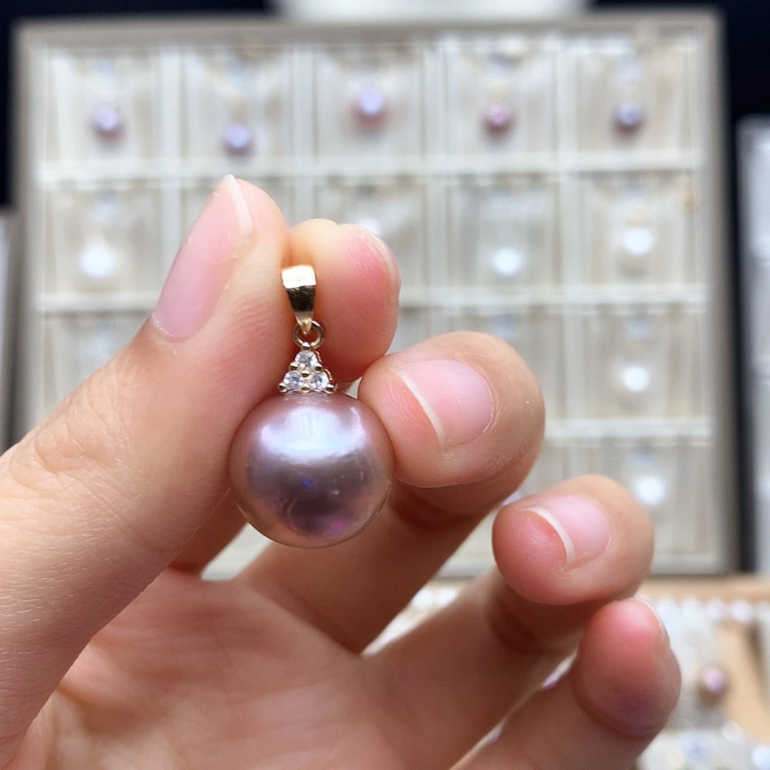 颈饰合金淡水珍珠