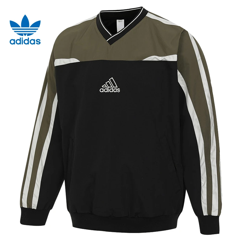 华adidas阿迪达斯三叶草男子运动休闲卫衣套头衫JD5395