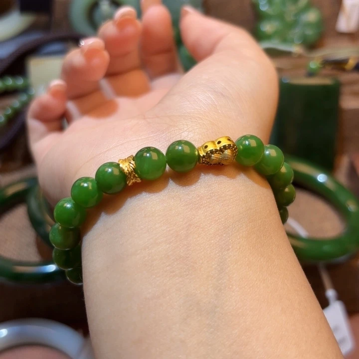 未镶嵌手链和田玉（碧玉）