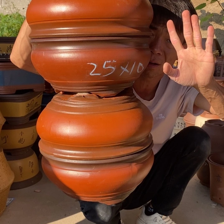 紫砂花盆紫砂艺术特价包邮