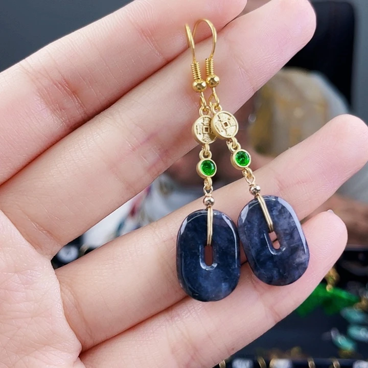 翡翠耳饰未镶嵌饰品