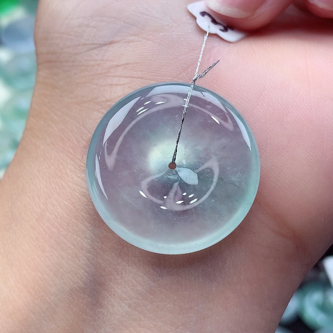 颈饰未镶嵌翡翠编号89尺寸25.7-6.4