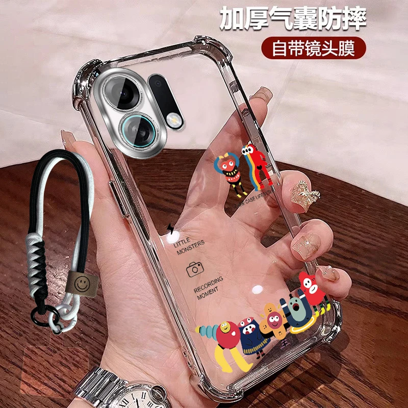 搞怪风格适用oppok13turbo手机壳四角防摔K13Turbopro带镜头膜ins