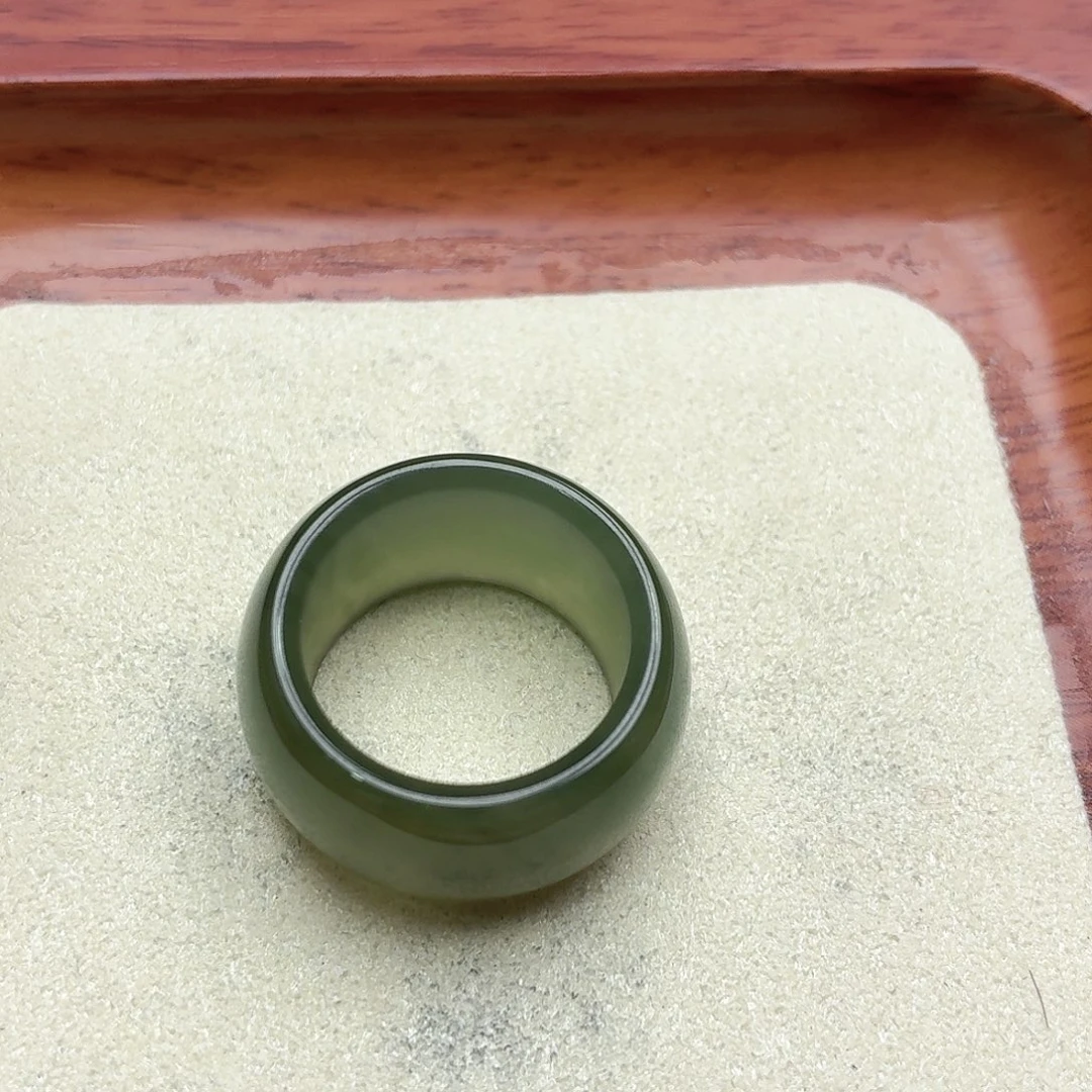 睡****未镶嵌戒圈和田玉14