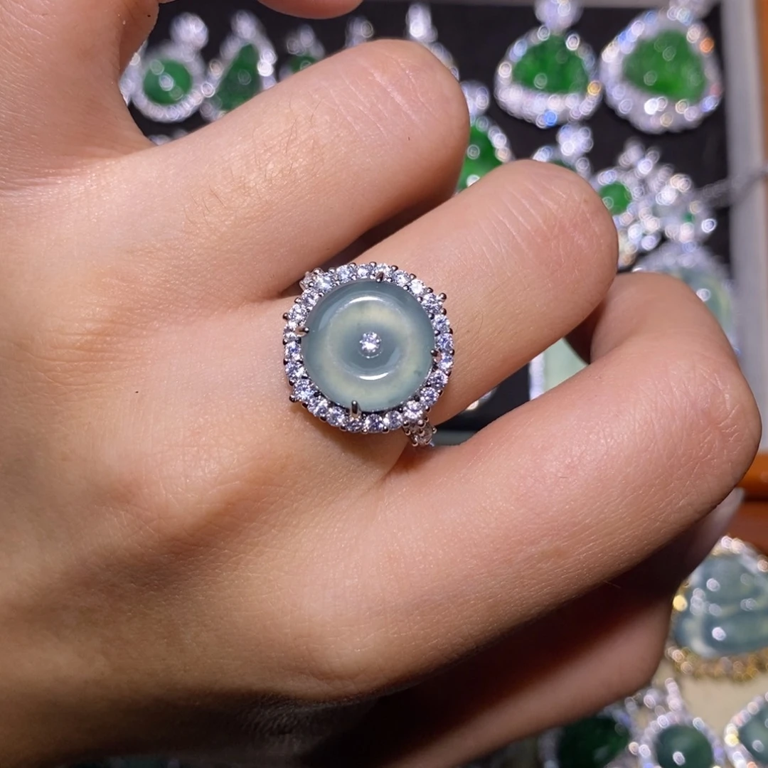 翡翠未镶嵌颈饰天然