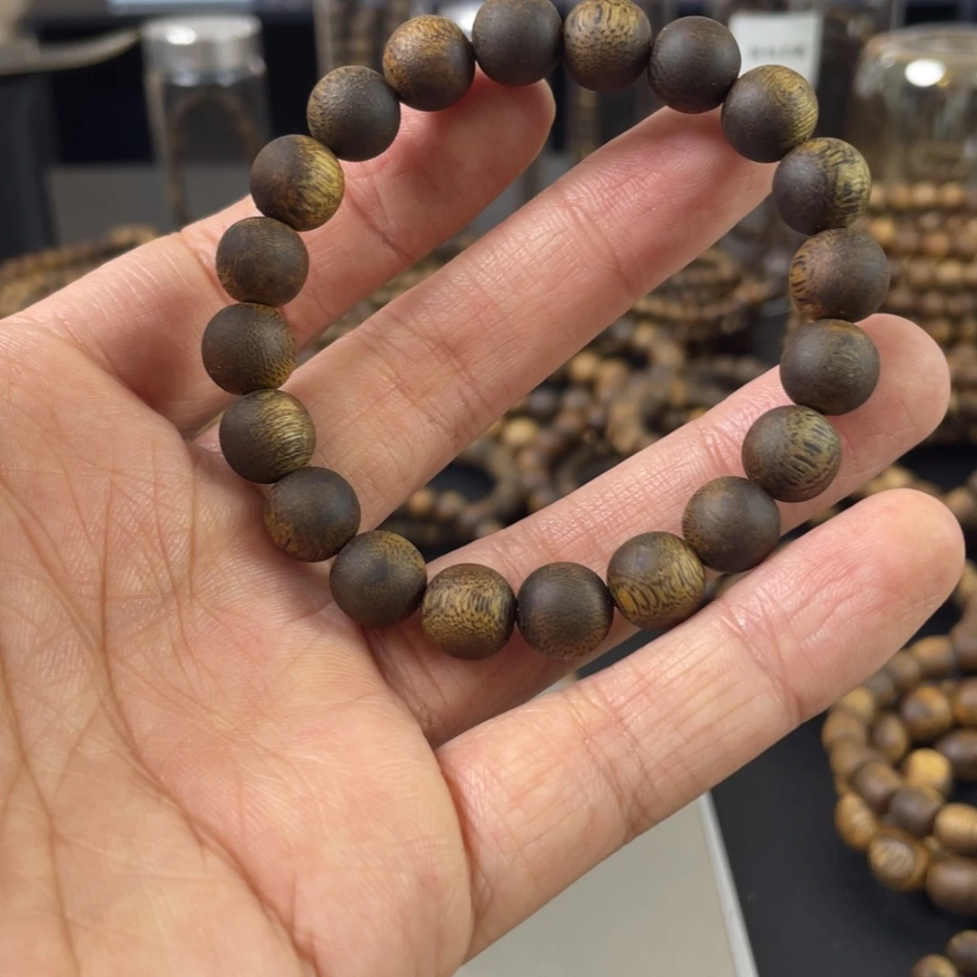 .***10mm单圈圆珠8g+沉香手串