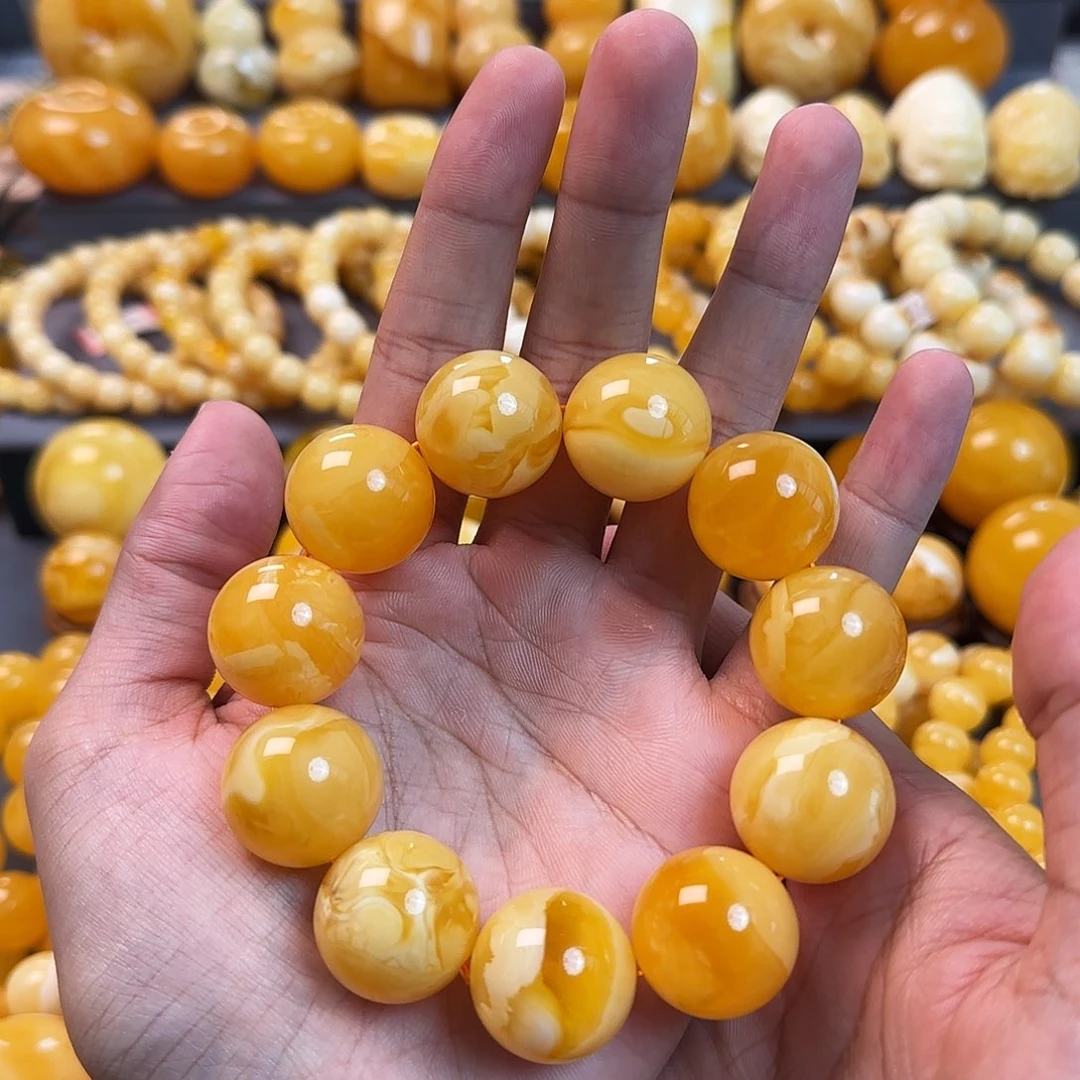 琥珀未镶嵌珠宝奇石21mm