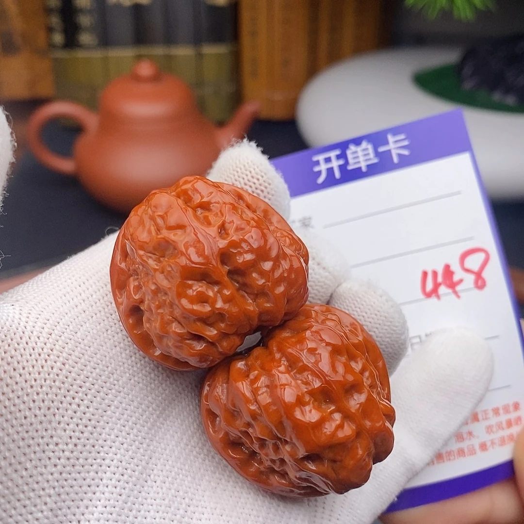 文玩核桃把件35蛤蟆头448